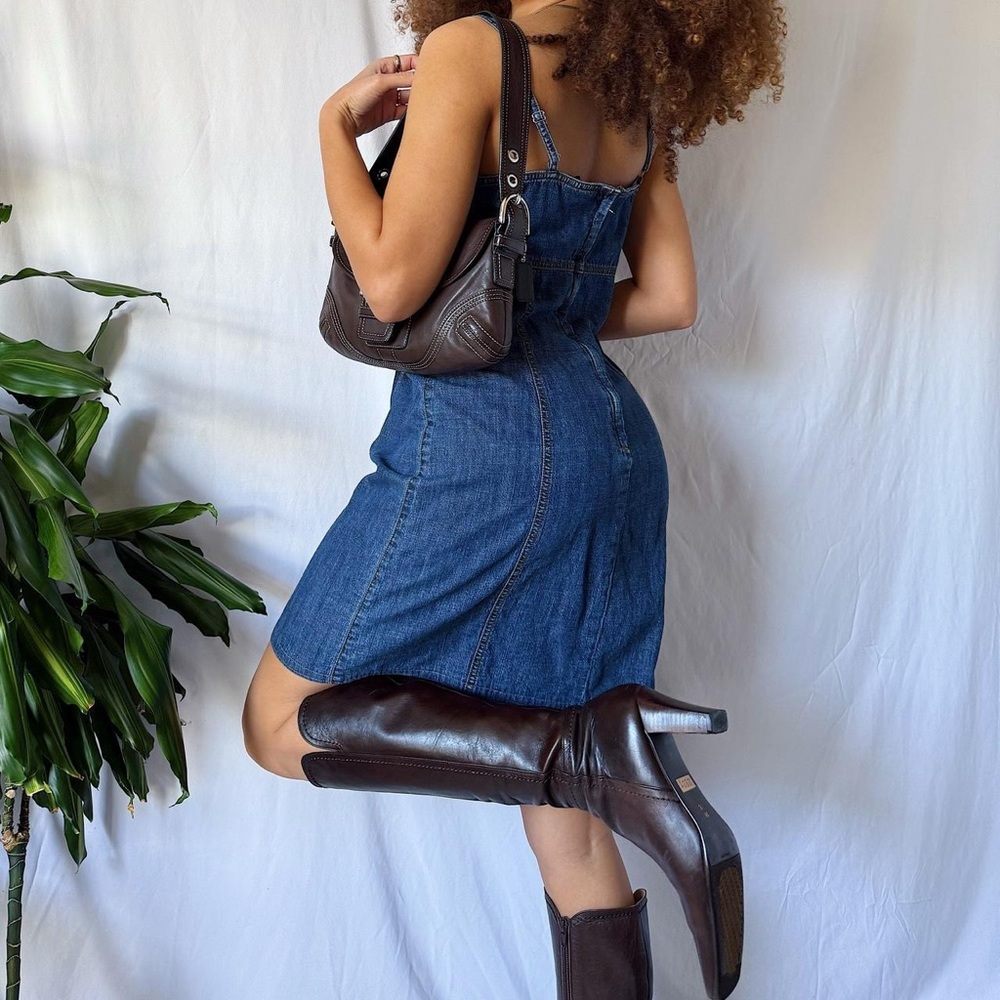 Ann Taylor Denim Vintage Mini Dress 🦋 - Picture 7 of 7